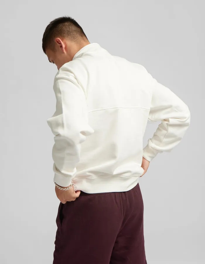 Quarter Zips Organic Quarter Zip 8211 Optical White Colorfulstandard Men