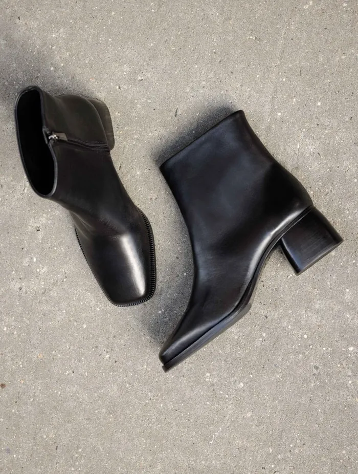 Rachel Passion Black Women Bobbies Ankle Boots