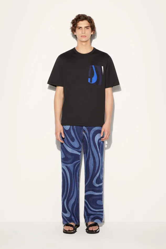 Ready To Wear Men PUCCI MarmoPrint Cotton TShirt