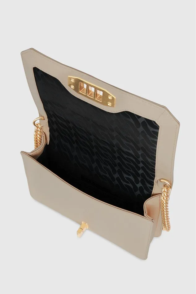Rebecca Minkoff Chevron Quilted Small Love Crossbody Oyster Women Crossbody Bags