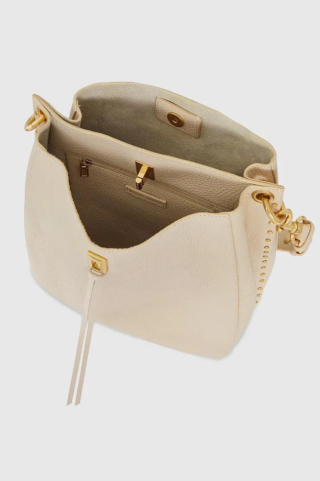 Rebecca Minkoff Darren Shoulder Bag Stone Women Shoulder Bags
