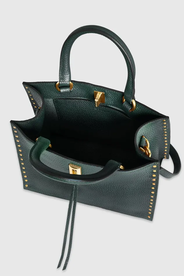 Rebecca Minkoff Darren Small Tote Dark Envy Women Tote Bags