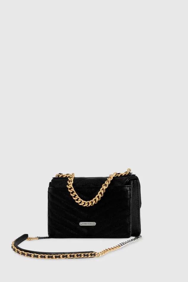 Rebecca Minkoff Edie Mini Crossbody On A Chain Black Women Top Handle Bags