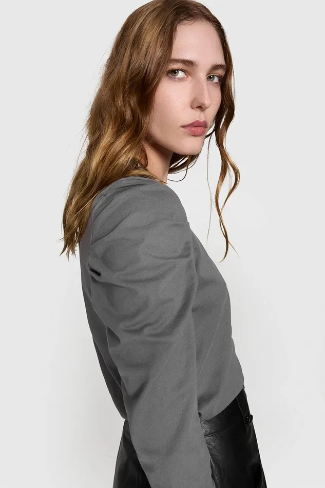 Rebecca Minkoff Janine Long Sleeve Elephant Women Tops