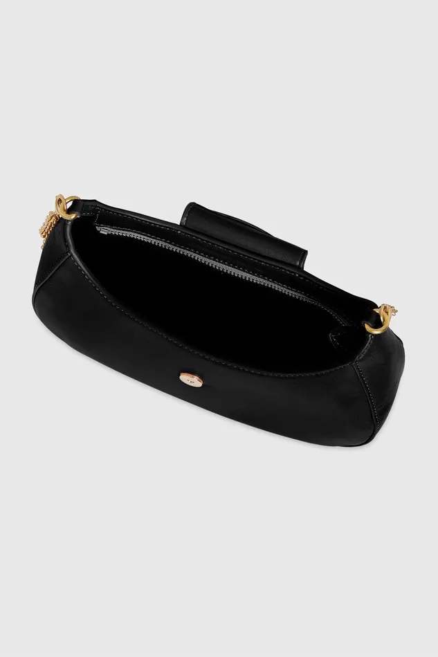 Rebecca Minkoff Snake Ring Shoulder Black Women Shoulder Bags