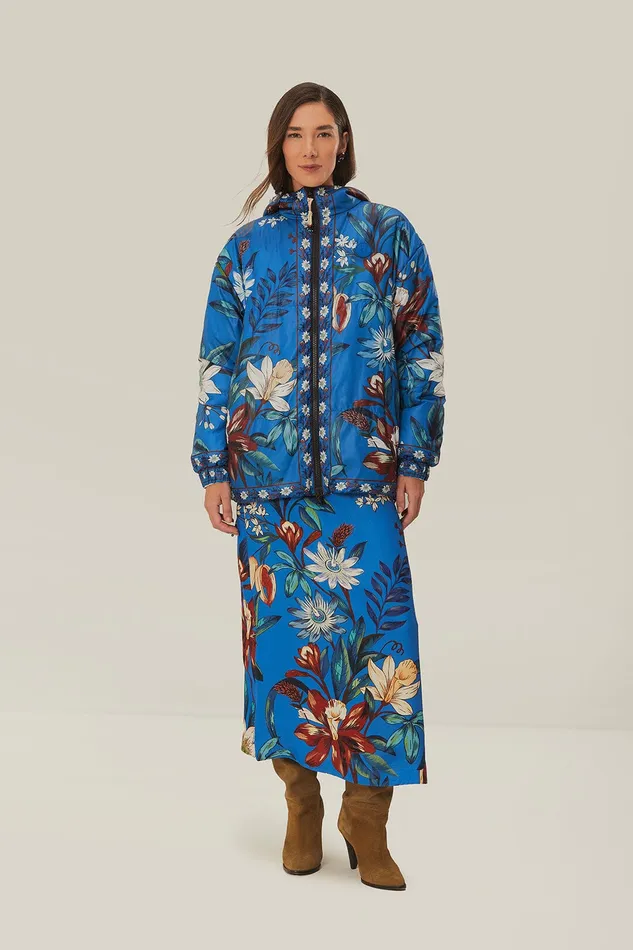 Reversible Cashew Mandala Puffer Jacket Women Farm Rio Puffer Jackets