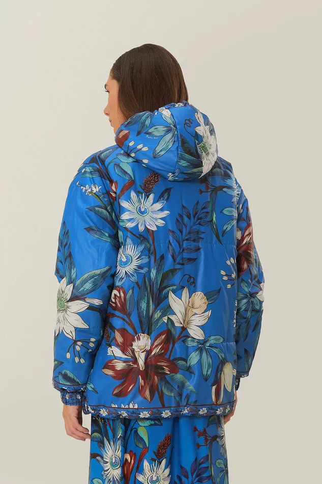 Reversible Cashew Mandala Puffer Jacket Women Farm Rio Puffer Jackets