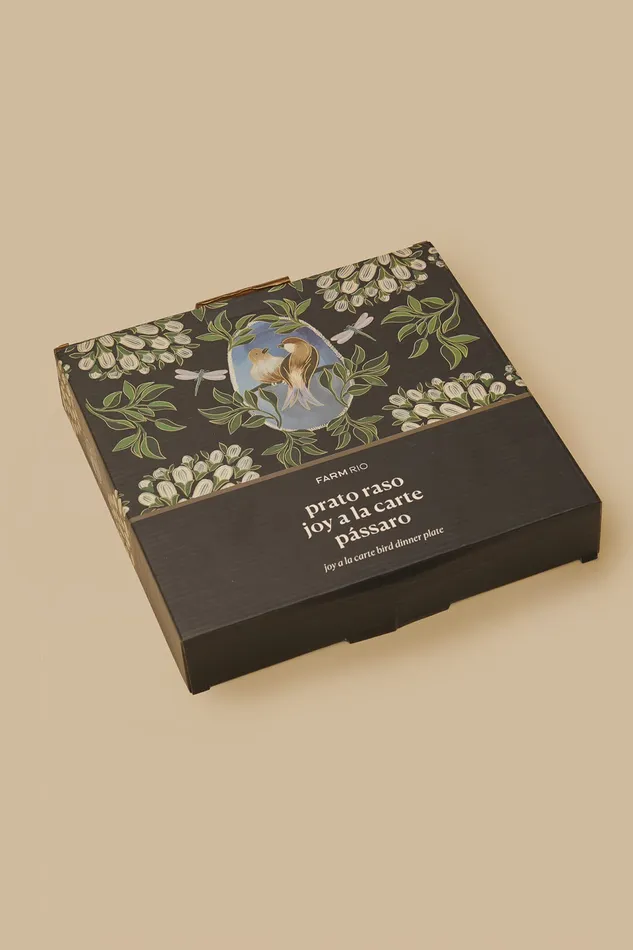 Romantic Birds Dinner Plate Women Farm Rio Happiness A La Table