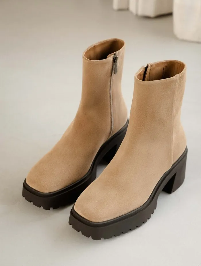 Sadie Antelope Women Bobbies Ankle Boots Sadie Antelope Women Bobbies Ankle Boots