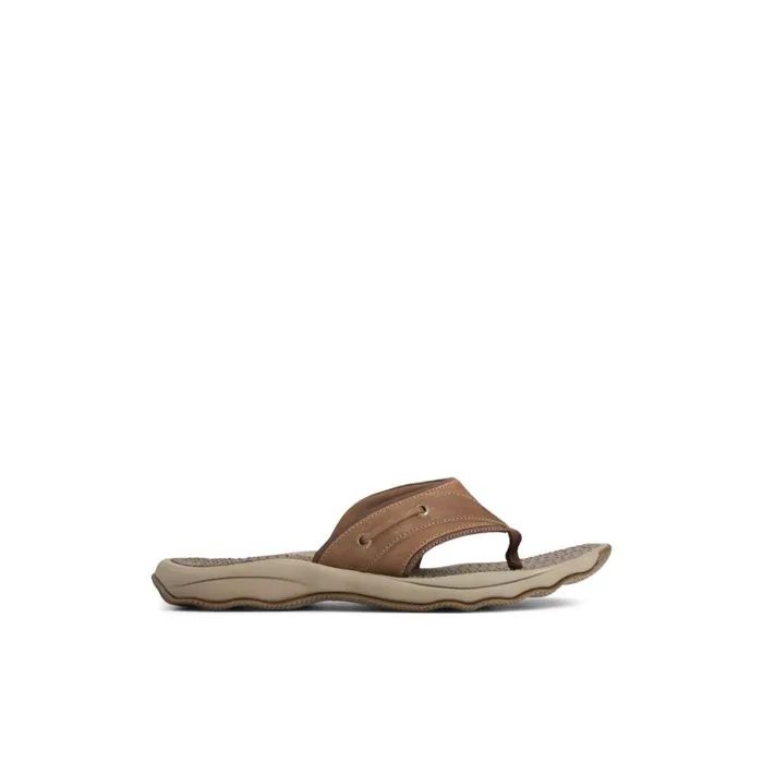 Sandals Men Sperry Outer Banks Flip Flop Brown