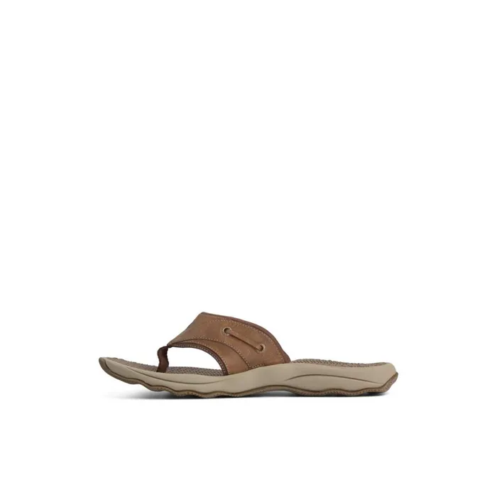 Sandals Men Sperry Outer Banks Flip Flop Brown