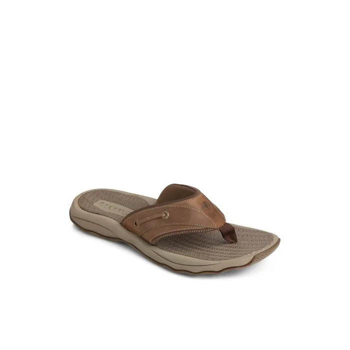 Sandals Men Sperry Outer Banks Flip Flop Brown