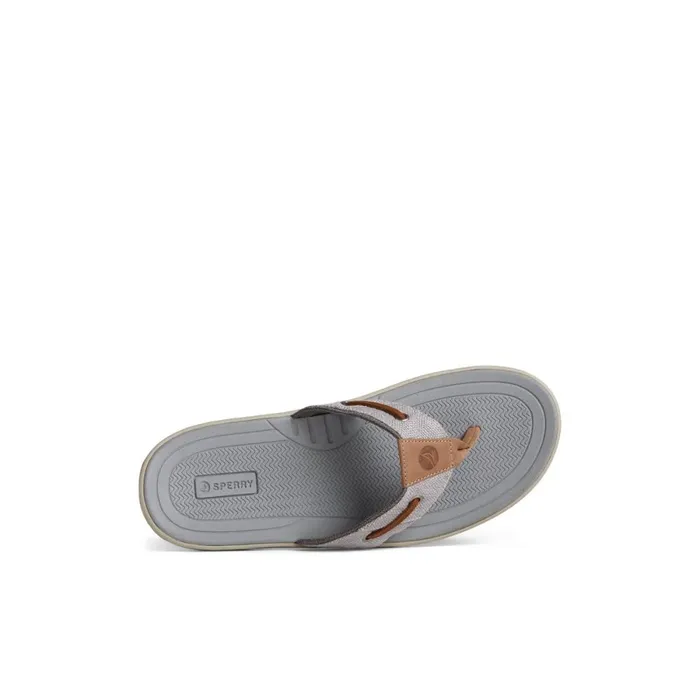 Sandals Men Sperry SeaCycled Baitfish Baja Flip Flop Grey