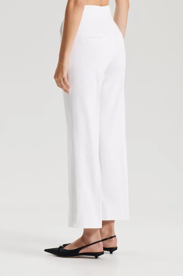 Scanlan Theodore DENIM CROPPED JEAN WHITE Women Trousers Scanlan Theodore DENIM CROPPED JEAN WHITE Women Trousers