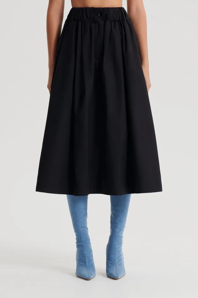 Scanlan Theodore Skirts Women WIDE CARGO SKIRT BLACK