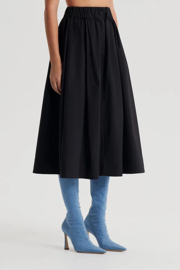 Scanlan Theodore Skirts Women WIDE CARGO SKIRT BLACK