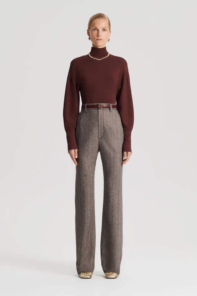 Scanlan Theodore Tops Women COCOON SLEEVE TOP BURGUNDY