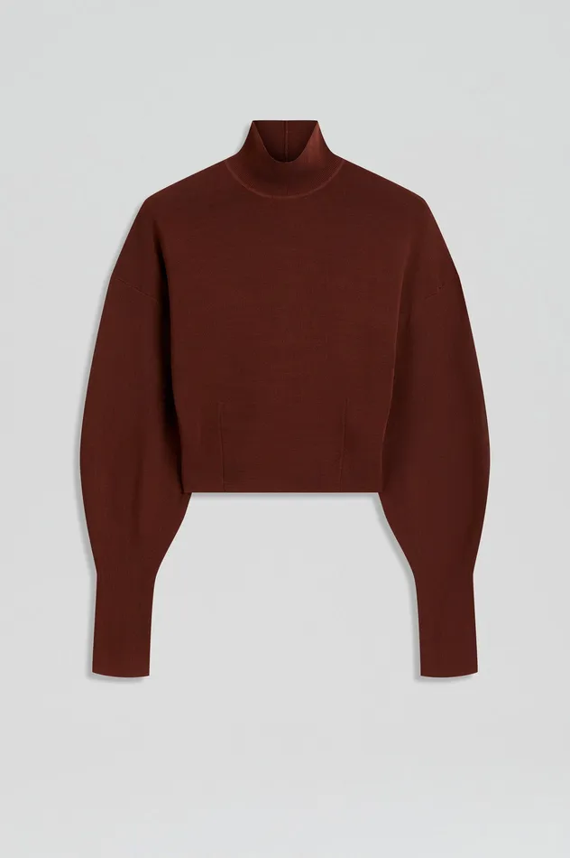 Scanlan Theodore Tops Women COCOON SLEEVE TOP BURGUNDY