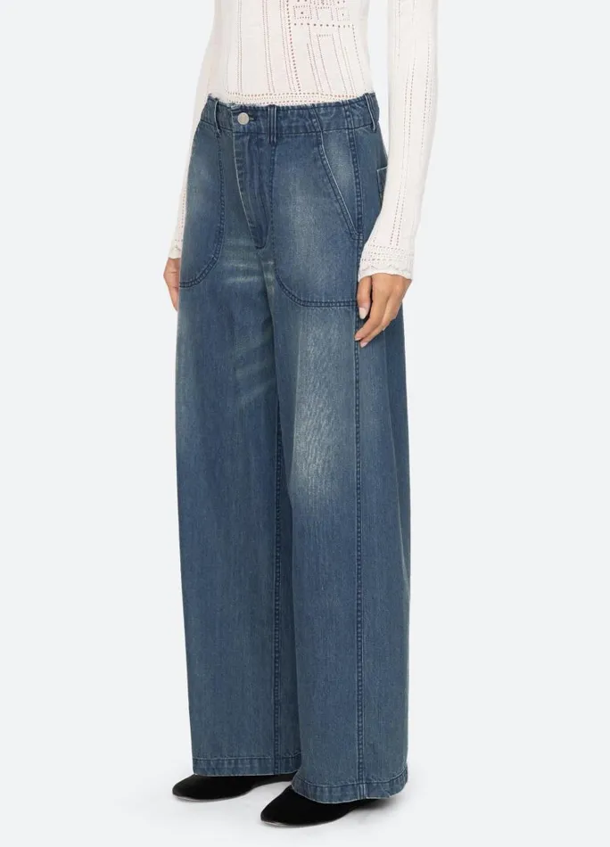 Sea New York Bottoms Women Amari Jeans Blue