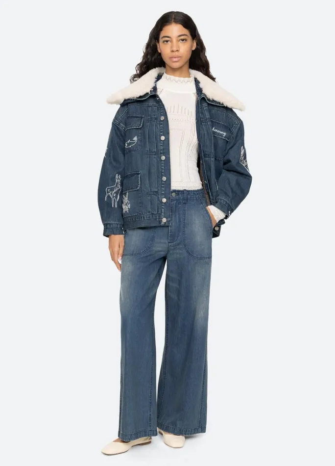Sea New York Bottoms Women Amari Jeans Blue