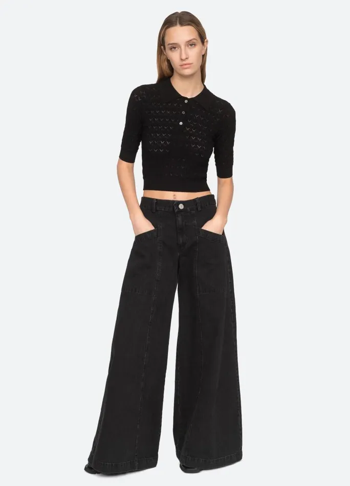 Sea New York Bottoms Women Velma Jeans Black