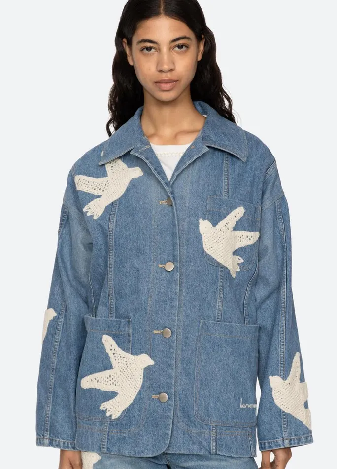 Sea New York Outerwear Women Payton Jacket Blue Sea New York Outerwear Women Payton Jacket Blue