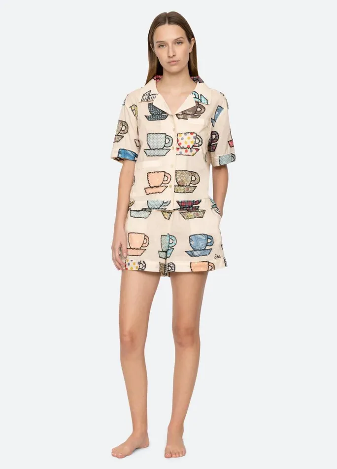 Sea New York Sleepwear Women Karmen PJ Short Set Multi