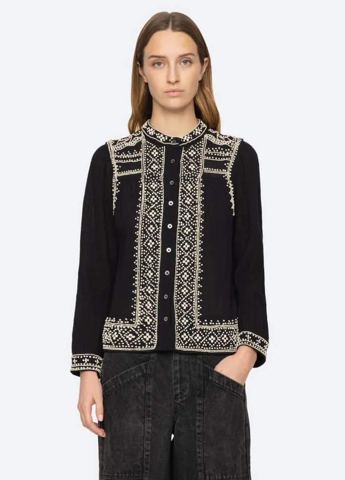 Sea New York Tops Women Mille Top Black