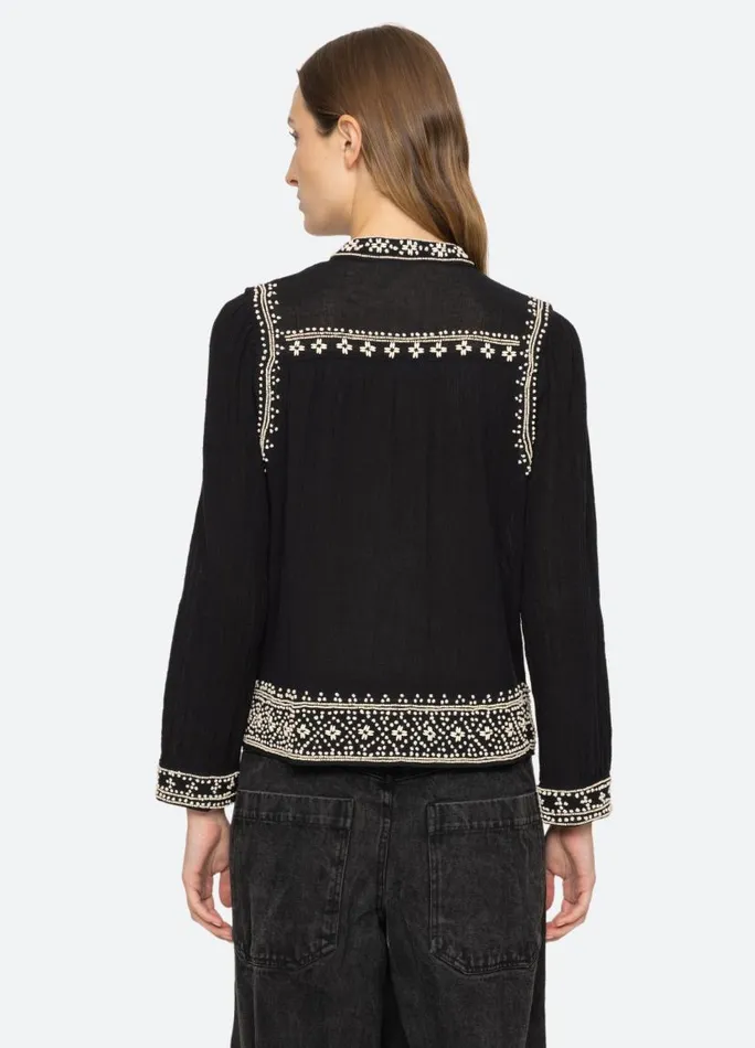 Sea New York Tops Women Mille Top Black Sea New York Tops Women Mille Top Black