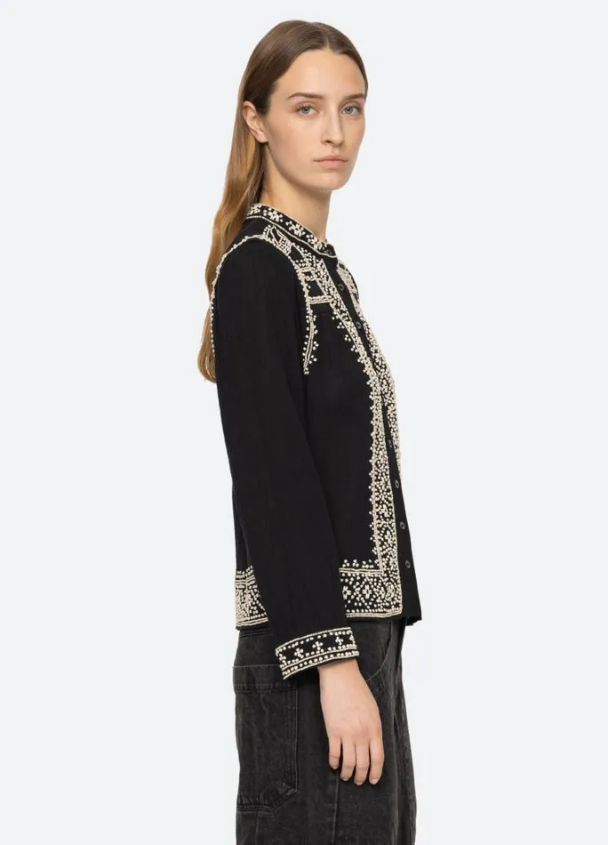 Sea New York Tops Women Mille Top Black Sea New York Tops Women Mille Top Black
