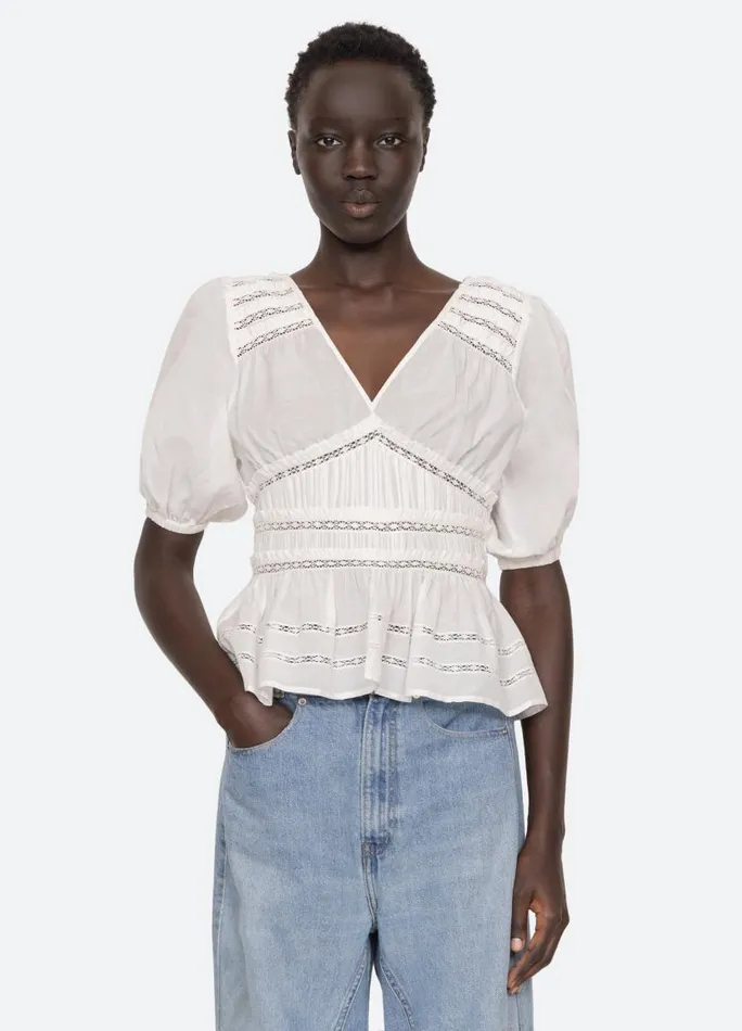 Sea New York Tops Women Nomi Top Cream
