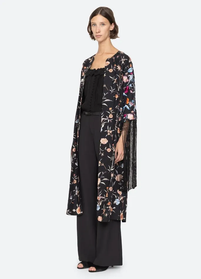 Sea New York Tops Women Priscilla Robe Black Sea New York Tops Women Priscilla Robe Black