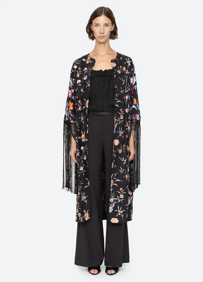 Sea New York Tops Women Priscilla Robe Black Sea New York Tops Women Priscilla Robe Black