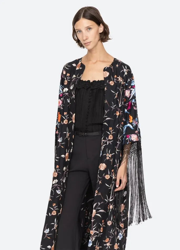 Sea New York Tops Women Priscilla Robe Black Sea New York Tops Women Priscilla Robe Black