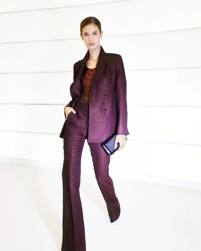 Sequins On Jersey Tank Marsala Women Akris Tops