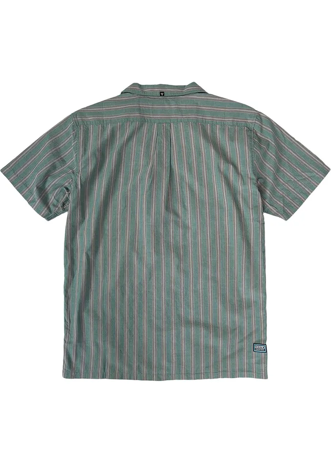 Shirts and Flannels Creators Squash Tail Stripe Eco Ss Shirt Smokey Jade Vissla Men Shirts and Flannels Creators Squash Tail Stripe Eco Ss Shirt Smokey Jade Vissla Men