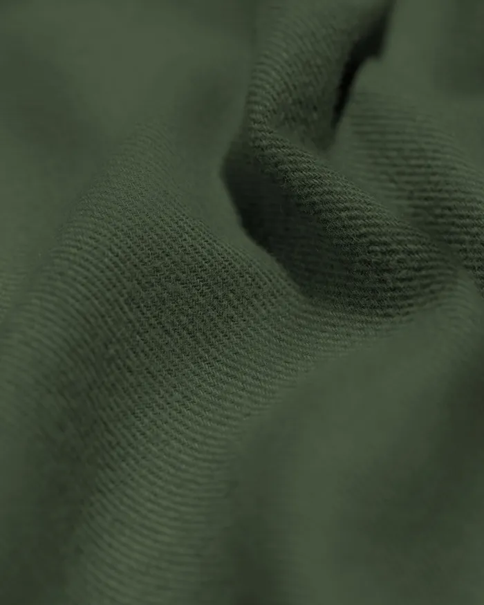 Shirts Colorfulstandard Men Organic Flannel Shirt 8211 Hunter Green