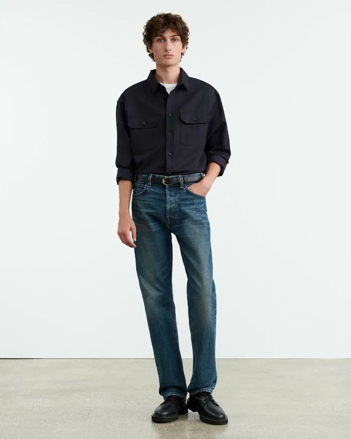Shirts Men EVANDER SHIRT Midnight Nili Lotan