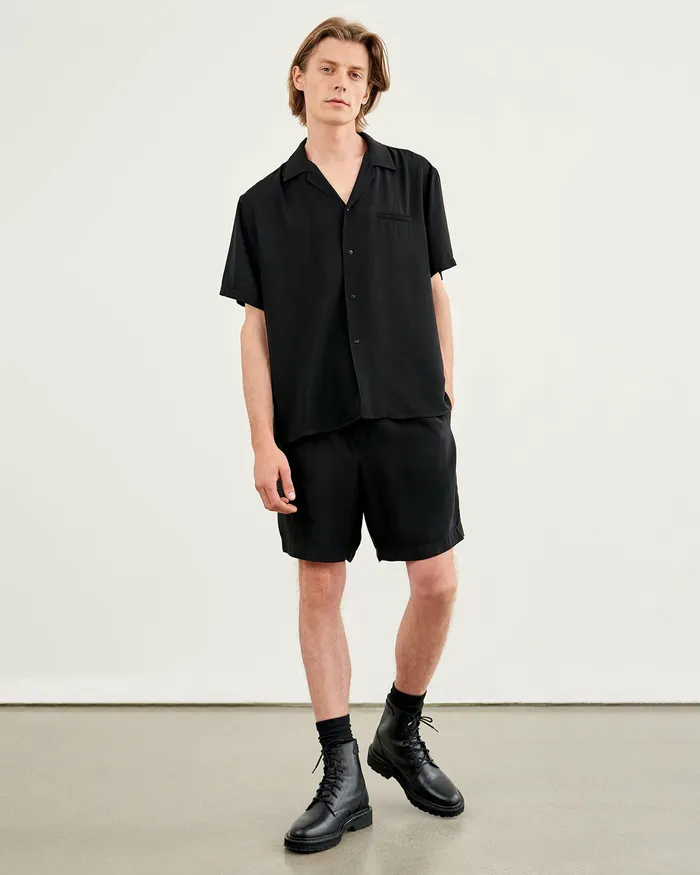 Shirts Nili Lotan Men CODY SHIRT Black