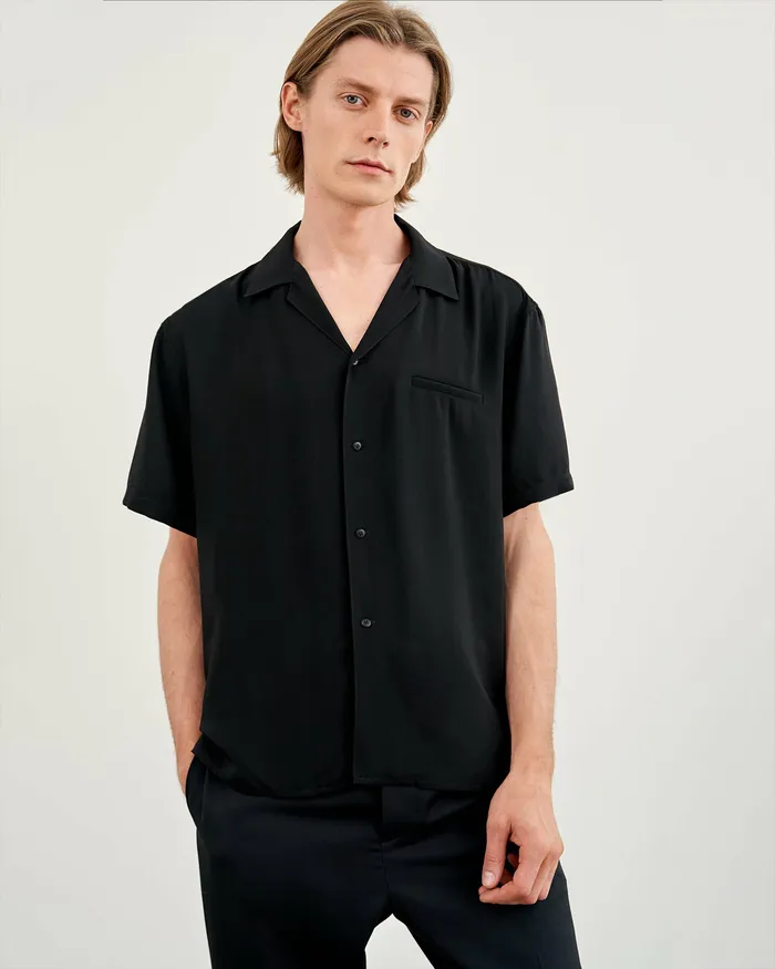Shirts Nili Lotan Men CODY SHIRT Black