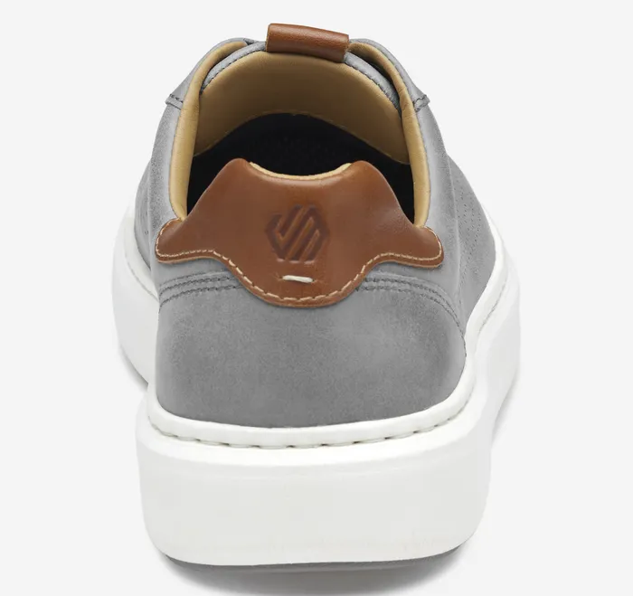 Shoes Johnston and Murphy Men Anders Perfed UThroat Gray Full Grain