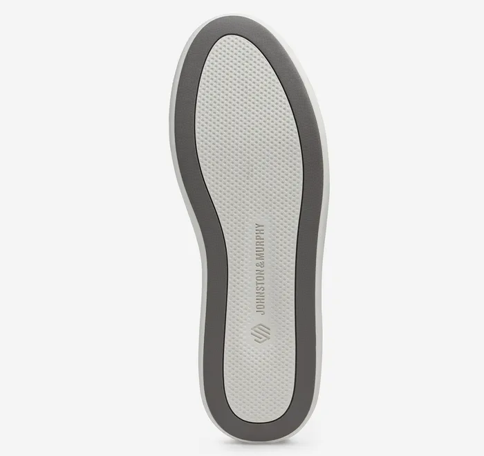 Shoes Johnston and Murphy Men Anders Perfed UThroat Gray Full Grain