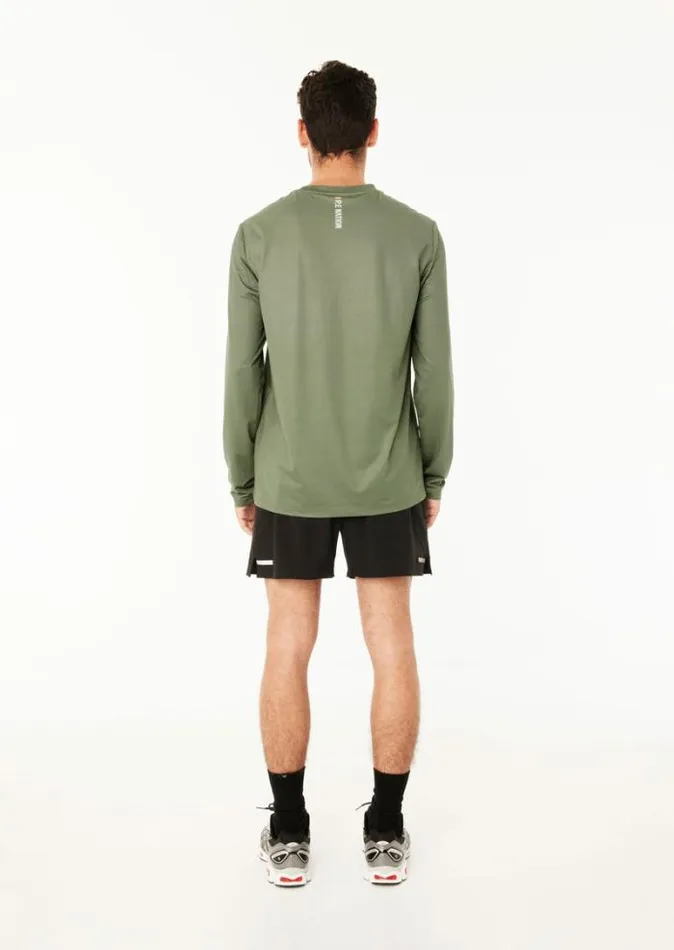 Shop ADRENALIN LS TEE IN KHAKI PE Nation Tees