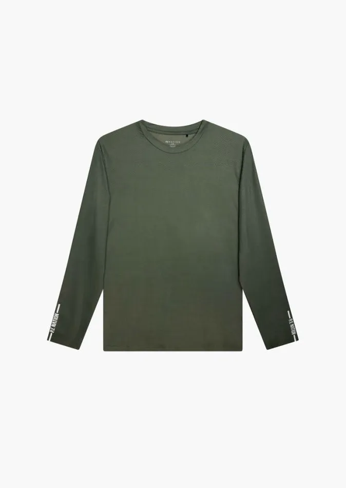 Shop ADRENALIN LS TEE IN KHAKI PE Nation Tees