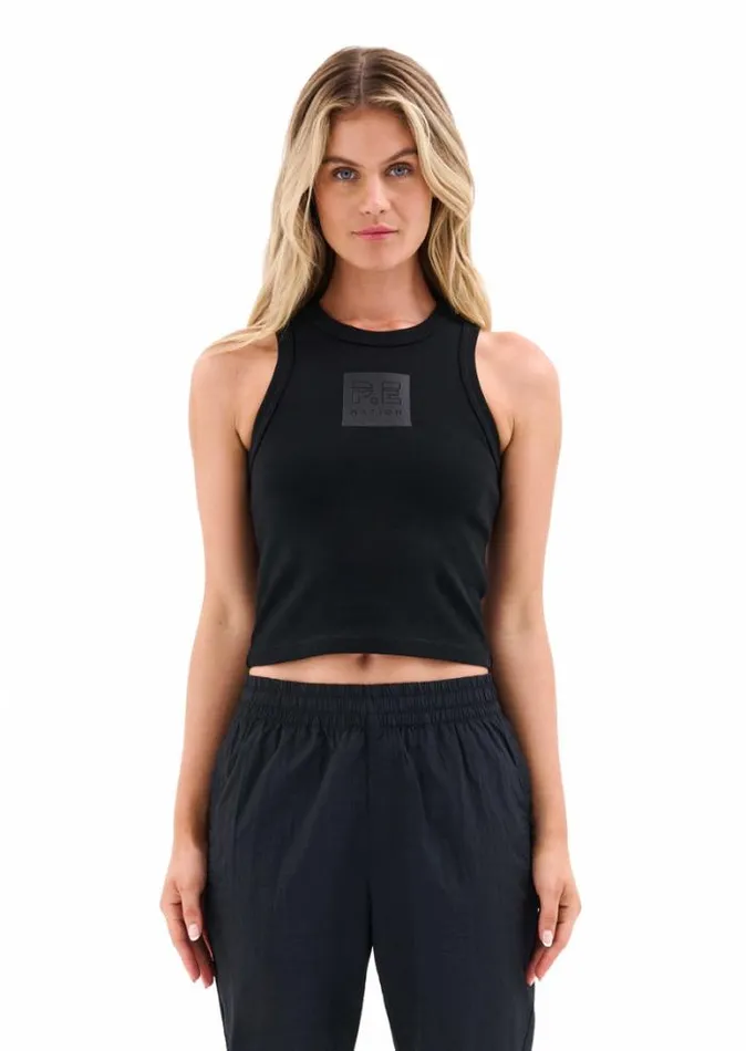 Shop ARCADE TANK IN BLACK PE Nation Tees and Tanks