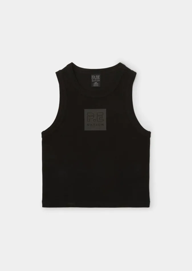 Shop ARCADE TANK IN BLACK PE Nation Tees and Tanks
