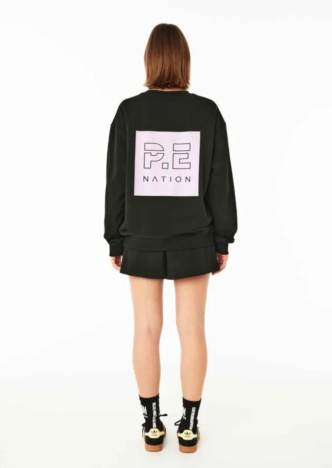 Shop BLOCK SHOT SHORT IN BLACK PE Nation Shorts