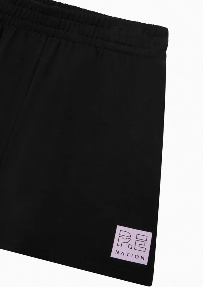 Shop BLOCK SHOT SHORT IN BLACK PE Nation Shorts
