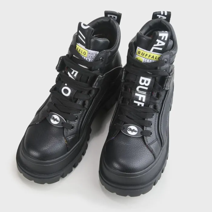 Shop Boots and AnkleBoots BUFFALO Aspha NC Mid Black