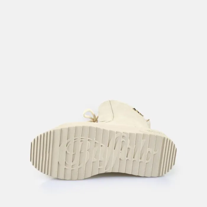Shop Boots and AnkleBoots BUFFALO Vectra Lace Up Hi Warm Cream